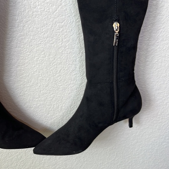 SCHUTZ Helga Black Microsuede Over The Knee Boot Size 5.5 - Picture 7 of 13